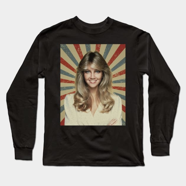 Farrah Fawcett Long Sleeve T-Shirt by LivingCapital 